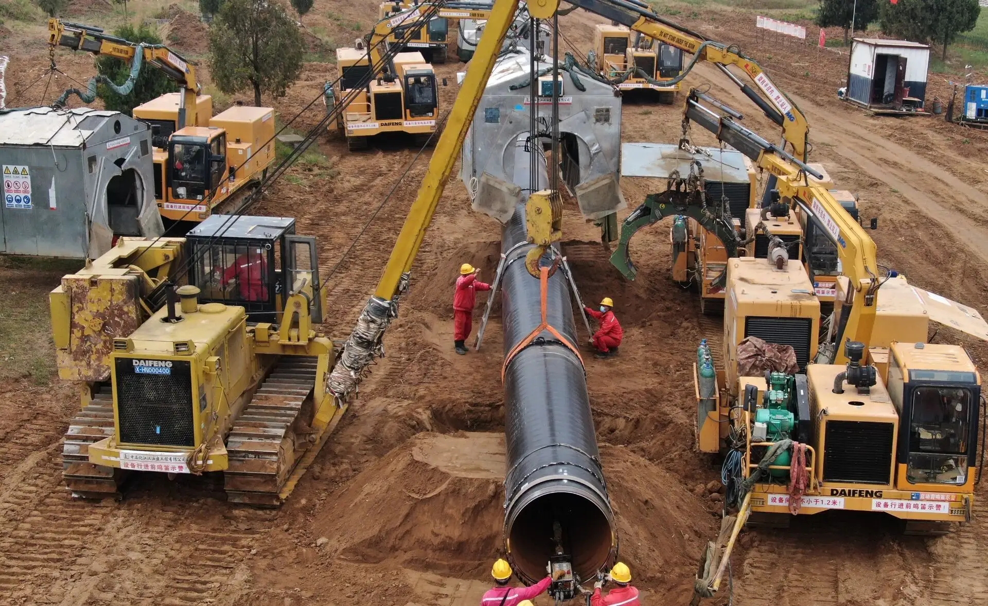山东管网东干线天然气管道工程日照段即将完工